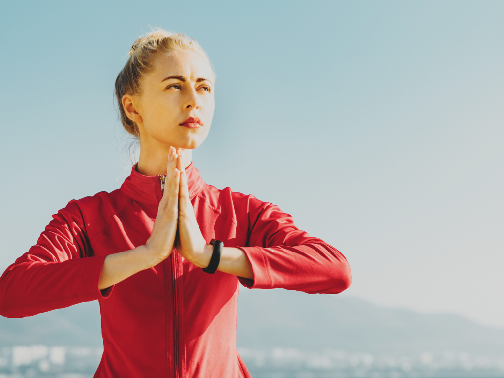 Supplements for Brain Fog - A woman doing yoga
